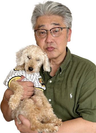 愛犬との写真